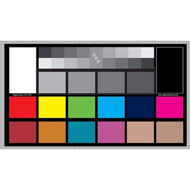 DGK Color Tools Digital Kolor Pro 169 Large Color Calibration and Video Chip Chart 2Pack