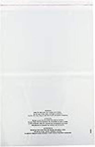 Uline 14 x 20 Self Seal Poly Bags with Suffocation Warning Easy Peel and Stick Clear 15 mil S19132 100 count