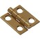 The Hillman Group 851185 34Inch x 58Inch Solid Brass Narrow Hinge Bright Brass Finish