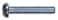 The Hillman Group 90332 1032Inch x 4Inch Round Head Combo Machine Screw 100Pack zinc
