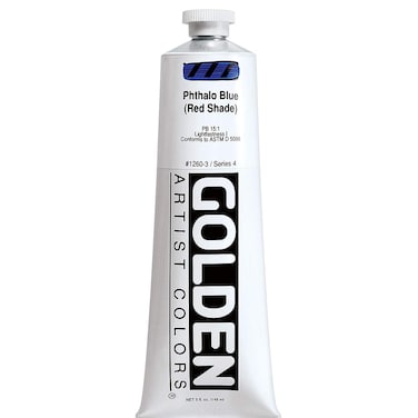 Golden Heavy Body Acrylic  Phthalo Blue Red Shade  5 oz Tube