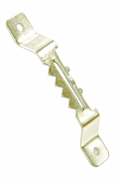OOK 50652 Small Sawtooth Hangers with Nails Tidy Tins 25 sets 25 setsSilver