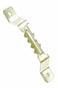 OOK 50652 Small Sawtooth Hangers with Nails Tidy Tins 25 sets 25 setsSilver