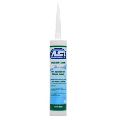 Clear Aquarium Silicone Sealant  102 Fluid oz Cartridge