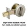 Master Lock DSC0532D Commercial OneSided Cylinder Deadbolt Satin Chrome