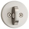 Kwikset 158 Milan Deadbolt Lock Satin Nickel Round Exterior Keyed Front Entry Door Pick Resistant SmartKey Rekey Security Single Cylinder Dead Bolt with Microban Protection
