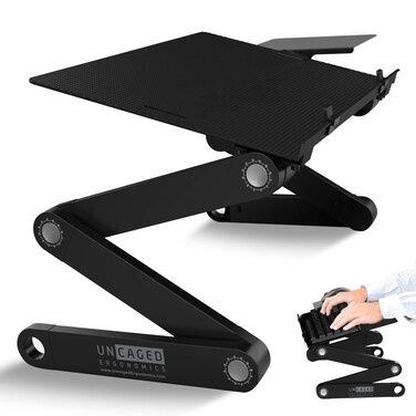 WorkEZ Adjustable Computer Keyboard Stand for Desk Keyboard  Mouse Stand Ergonomic Keyboard Stand for Desktop Computer Keyboard Riser for Desk