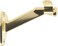 Hardware Essentials 853408 Extended Neck Handrail Brackets Brass
