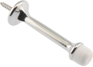 Hardware Essentials by Hillman 853433 Rigid Door Stop Chrome White