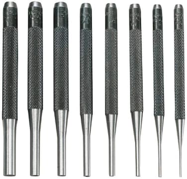 General Tools SPC75 Drive Pin Punches Set of 8  Grey