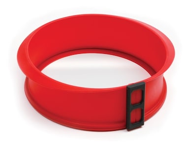 Norpro Silicone Springform Pan with Glass Base 9in23cm As Shown