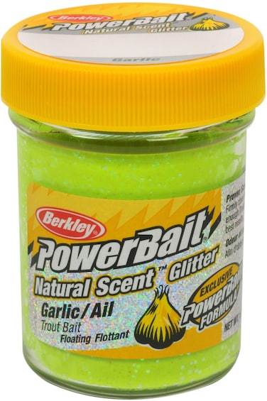 Berkley PowerBait Natural Glitter Trout Bait  Chartreuse