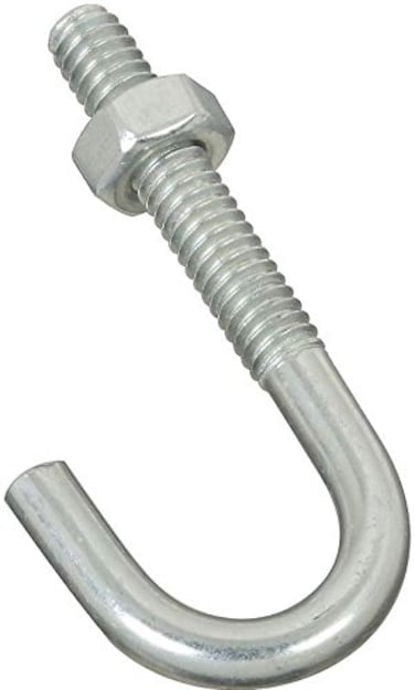 National Hardware N232884 2195BC J Bolt in Zinc plated