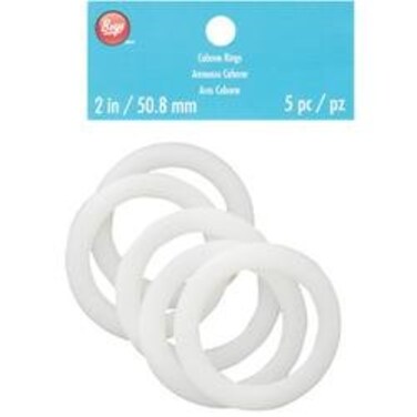 Boye Cabone Rings 2 inch 5 Pack 75402 6Pack