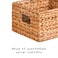 HoneyCanDo STO02882 Nesting Banana Leaf Baskets Multisize 3PackNatural