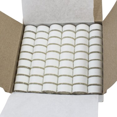Janome 108 Prewound Embroidery Thread Bobbins White