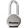 Master Lock Magnum Heavy Duty Solid Steel Silver Padlock with Key Cut Resistant Gate Locks for Outdoor Fence or Shed 1432 x 2 x 1516 Inches M930XKADLH
