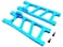 Hot Racing ECT5606 Blue Aluminum Rear Suspension Arms  ECX 2WD