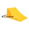 Camco 44472 Wheel Chock With Rope For Easy Removal Helps Keep Your Trailer or RV In Place Pack of 1 Yellow