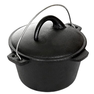 Cajun Cookware Dutch Ovens 1 Quart Cast Iron Dutch Oven
