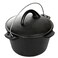 Cajun Cookware Dutch Ovens 1 Quart Cast Iron Dutch Oven