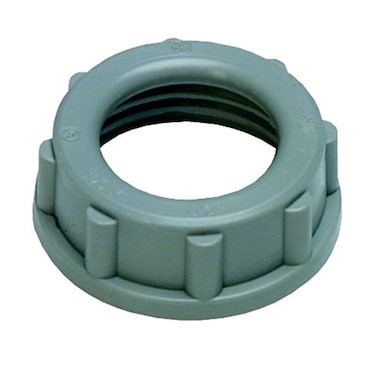 Sigma Engineered Solutions ProConnex 49325 Rigid Plastic Insulating Bushing 112Inch Conduit Fitting 1Pack No Size Gray