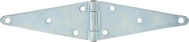 Hardware Essentials 851942 Heavy Duty Strap Hinges Zinc 6