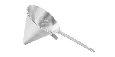 Piazza Stainless Steel Chinois Strainer with Back Hook Support 18 cm  7 Inch