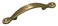 Amerock  Cabinet Pull  Elegant Brass  3 inch 76 mm Center to Center  Natures Splendor  1 Pack  Drawer Pull  Drawer Handle  Cabinet Hardware