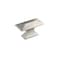 Hickory Hardware P2150MBOBH Bungalow Knob 134 Inch x 1516 Inch Satin Nickel