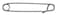 Perris Silver Large Plain Stock Pin Silver One Size