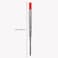 Monteverde Ballpoint Refill to Fit Parker Ballpoint Pens Medium Point Soft Roll Red 2 per Pack P132RD