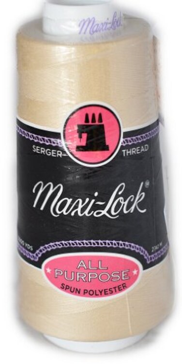 Maxi Lock Alll Purpose Thread Natural 3000 YD Cone MLT040
