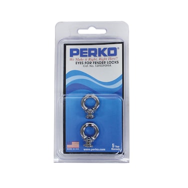 Perko 1299DP099A Spare Eye for Fender Lock Metallic ID Eye 38 OD Flange 112 and screw size 8