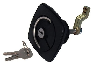 Perko 1081DP1BLK FlushMount Locking Latch for 38 to 78 Thick SmoothCarpeted Surface Fits 238 Hole  38 to 3 Cam Bar Black