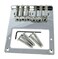 TelecastertmStyle TopLoading Chrome Electric Guitar Bridge Plate for Humbuckers