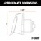 CURT 58170 VehicleSide 7Pin Round Trailer Wiring Harness Socket