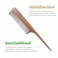 Breezelike Hair Combs  Sandalwood Fine Tooth Comb  No static Natural Aroma Wooden Tail Comb for Women