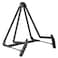 KM  Knig  Meyer 1758001455  Heli 2 Guitar Stand  Folding AFrame for Acoustic Guitars  Adjustable and Collapsible  Sturdy and Durable  Professional Choice  German Made  Black