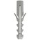 fischer S8 14 100pcs Expansion Plug Rimless HighQuality Nylon Expands in Two Directions Wood or Chipboard Screws Can Be Used Ideal for Concrete and Solid Masonry