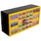 AkroMils 10126 26Drawer Plastic Drawer Storage Cabinet for Garage Organization Bead Organizer Lego Storage Teacher Toolbox Makeup Organizer and More 20Inch W x 6Inch D x 10Inch H Yellow