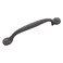 Hickory Hardware 1 Pack Solid Core Kitchen Cabinet Pulls Luxury Cabinet Handles Hardware for Doors  Dresser Drawers 5116 Inch 128mm Hole Center Black Iron Refined Rustic Collection