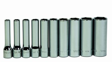 Williams WSMD10HRC 10Piece 14Inch Drive Deep 6 Point Socket Set