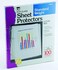 Charles Leonard Sheet Protectors Top Loading with Binder Holes 24 Mils Standard Weight NonGlare Letter Size Clear 100Pack 48281