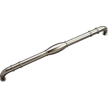 Hickory Hardware 1 Pack Solid Core Kitchen Appliance Pulls Luxury Cabinet Handles Hardware for Doors  Dresser Drawers 18 Inch Hole Center Stainless Steel Williamsburg Collection
