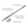 Hickory Hardware Bottom Centered Drawer Mount Not Compatible with Side Mount Drawers Heavy Duty Center Drawer Slide for Cabinet  Dresser Drawers Easy Open  Soft Close Glide Track 22 Inch