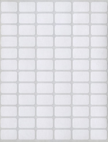 MACO White Rectangular MultiPurpose Labels 38 x 58 Inches 1000 Per Box MS610