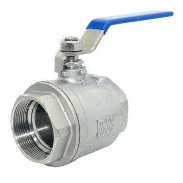DAN SPEED 2 NPT Female 316 Stainless Steel Full Port Ball Valve Vinyl Handle WOG1000