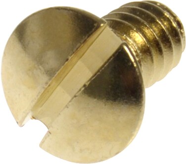 The Hillman Group 57103 1024 x 38Inch Oval Slotted Machine Screw Brass 25Pack