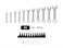 TEKTON Stubby Combination Wrench Set with Modular Wrench Organizer 11Piece 1434 in  WCB95401